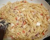 A picture of step 5 of Pasta with scrambled eggs.