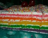 Foto langkah ke 8 dari resep Rainbow cake 🍰.