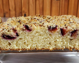 Foto del paso 8 de la receta: 🥧 Torta de Alemana de Ciruelas (Pflaumen Streuselkuchen) - Kuchen de ciruelas frescas 🥧 sin amasar
