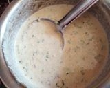 A picture of step 3 of Broken wheat and lentils Adai.