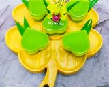 A picture of step 5 of Pandan and Mung Bean Steamed Layer Cake (Bánh Da Lợn).
