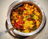 A picture of step 6 of Fulkobichi Rassa Bhaji (cauliflower curry).