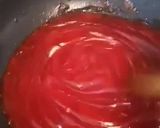 A picture of step 5 of Karachi Halwa/jelly halwa.
