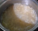 A picture of step 1 of Macaroni Soya Tikki Burger.