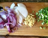 Foto del paso 2 de la receta: Wok de vegetales y pescado con arroz integral al natural