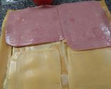 Foto del paso 1 de la receta: Arrollado (pionono) de jamón y queso (fácil)