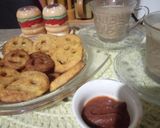 A picture of step 6 of Crispy potato smiley.