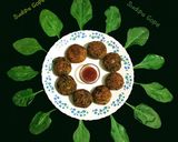 A picture of step 8 of Palak Tikki.