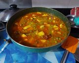 A picture of step 8 of Dhaba Style Matar Paneer.
