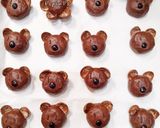 Foto langkah ke 3 dari resep Kawaii Choco Cookies Bear Character 🐻.