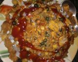A picture of step 1 of Leftover roti chaat.