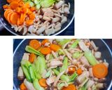 Hình bước làm 2 của món MÌ xào giòn chay