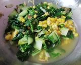 Foto langkah ke 4 dari resep 894. Tumis Jagung, Sawi Hijau.