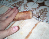 Foto del paso 2 de la receta: Rosa de Fiambre. (sándwich enrollado al horno)