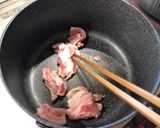 Hình bước làm 1 của món Canh kim chi nóng hổi cho mùa đông lạnh giá