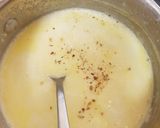 A picture of step 3 of Hashbrowns and two Cheese and onion dip.