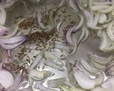 A picture of step 3 of Alu baigan.