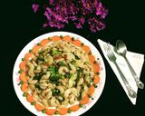 A picture of step 9 of Vegetable Macaroni.