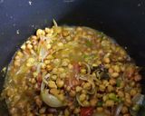 A picture of step 6 of Ghughni chura.