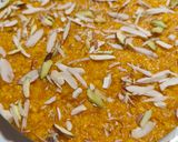 A picture of step 8 of Mango Kalakand.