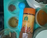 A picture of step 1 of Curried Sweet Potatoes in Coconut Milk.
