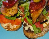 A picture of step 7 of Chicken Tenderloin Toasts.