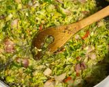 A picture of step 4 of Beef Bacon & Brussels Pot Pie.