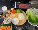 Hình bước làm 2 của món Bánh kẹp tacos dã chiến