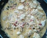 A picture of step 9 of Cheesy Sun-dried Tomato, Basil & Mozzarella Creamy Chicken.