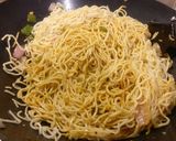 A picture of step 6 of Hakka noodles.