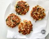 A picture of step 6 of Cauliflower Fritters.