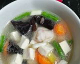 Foto langkah ke 3 dari resep Sup tahu putih jamur wortel very simple.