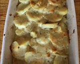 Une image de l'étape 5 de Gratin de panais au colin.