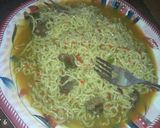A picture of step 3 of Indomie.
