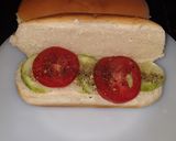 A picture of step 3 of Salad Roll#15minsorlesscooking challenge.