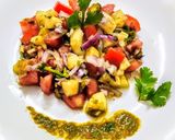 A picture of step 6 of Salad with chutney.