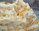 Gambar langkah 6 resipi Mango float ice cream#pinkboxcereal.