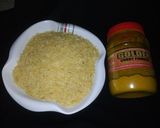 Soyayyar shinkafa mai kori da half-fried Eggmatakin girki2 hoto