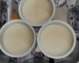 Hình bước làm 4 của món Thạch rau câu 3 màu mix Bí đỏ + sữa + milo (Nắng sữa Milo)