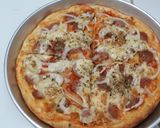 Foto langkah ke 3 dari resep Pizza empuk plus simple.