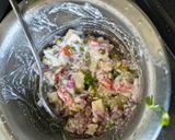 A picture of step 2 of Cucumber, Paneer & Sprouts Salad Boats – Summer Special Cold Protein Salad.
