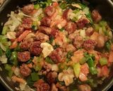 A picture of step 8 of Italian Sausage Stir Fry.