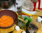 Foto del paso 1 de la receta: Budín de zanahoria saludable 🥕🐰