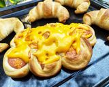 Hình bước làm 3 của món Bánh mì bơ sữa - phomai