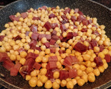 Foto del paso 4 de la receta: Garbanzos con jamón y puerro crujiente