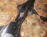 A picture of step 9 of Capsicum and chicken pulao with potato kabab platter.