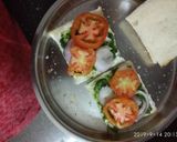 A picture of step 2 of Vegetable Sandwich.