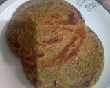 A picture of step 6 of Bajre ki aate ki masala daar roti.