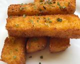 Ropogós, zöldfűszeres sült polenta (kukoricadara) recept fázis 5 fotója