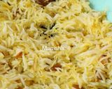 A picture of step 8 of Rakhi Special - Narali Bhat.